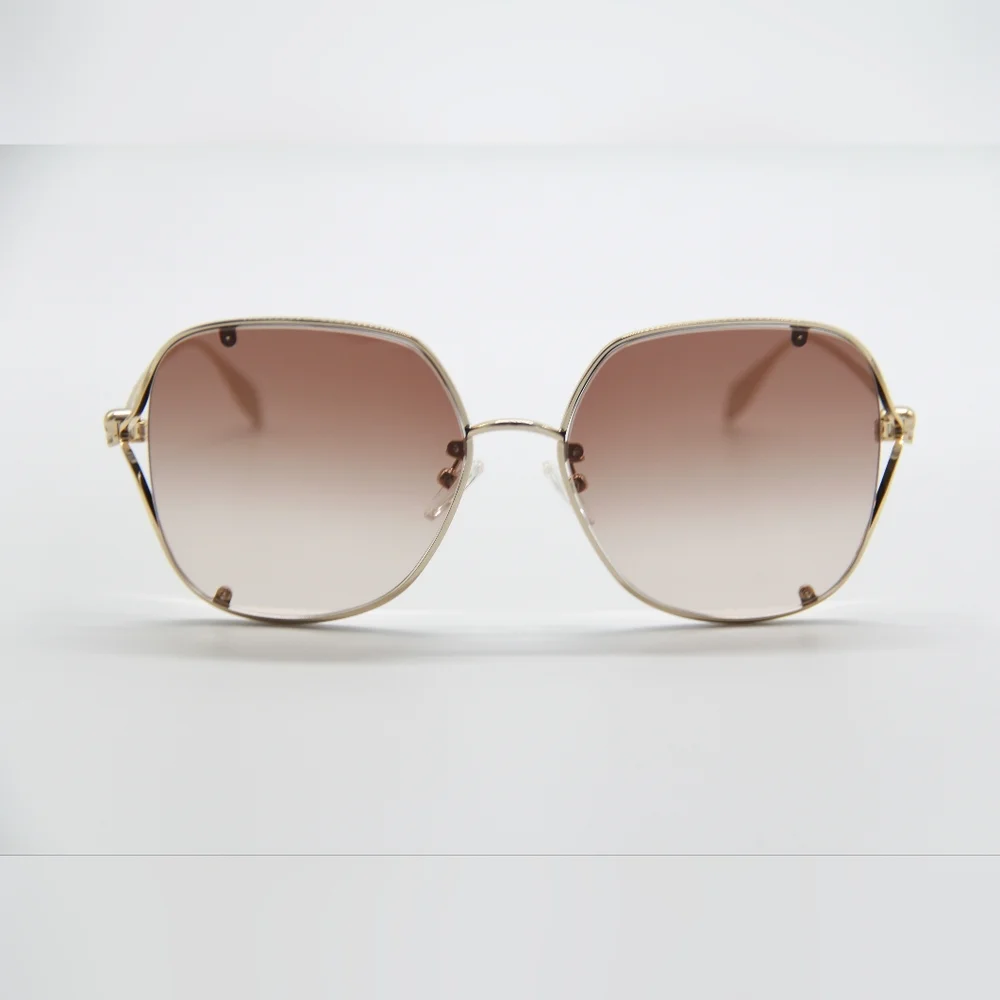 NEW ALEXANDER MCQUEEN AM0366S  002 UNISEX SUNGLASSES ALEXANDER MCQUEEN AM0366S - Picture 5 of 12